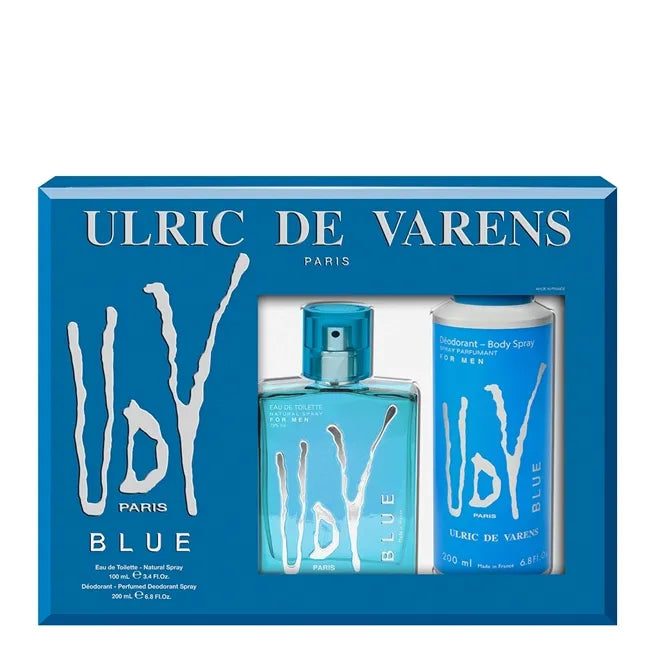 Kit Perfume Ulric de Varens UDV Blue 100ml + Desodorante 200ml - Masculino