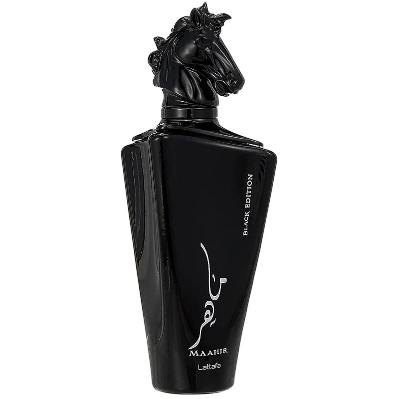 Maahir Black Edition Lattafa Perfumes - Compartilhável
