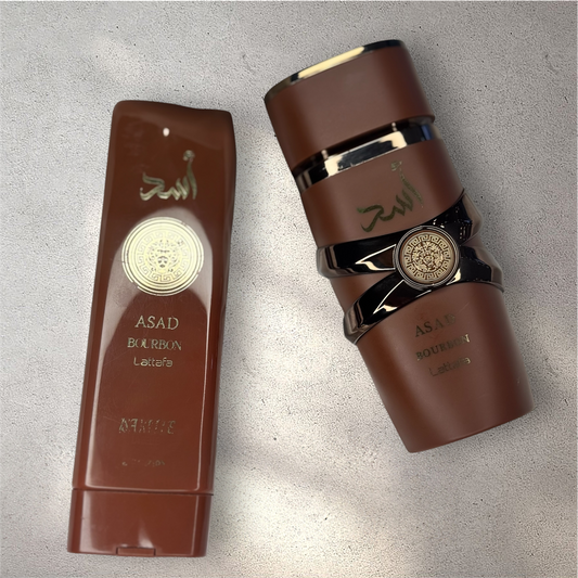 KIT - Hidratante + Perfume Asad Bourbon