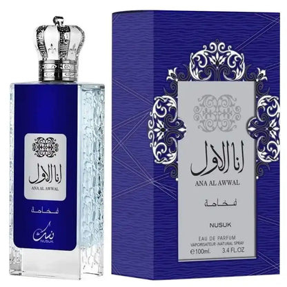 Perfume Nusuk Ana Al Awwal Blue -100ml -Eau Parfum Masculino
