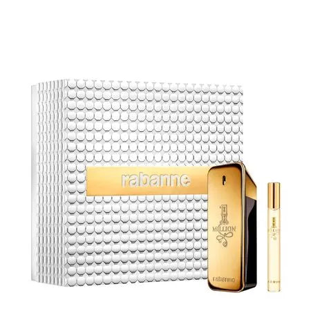 Kit Rabanne 1 Million Masculino - Eau de Toilette 100ml + Travel Size 10ml Kit