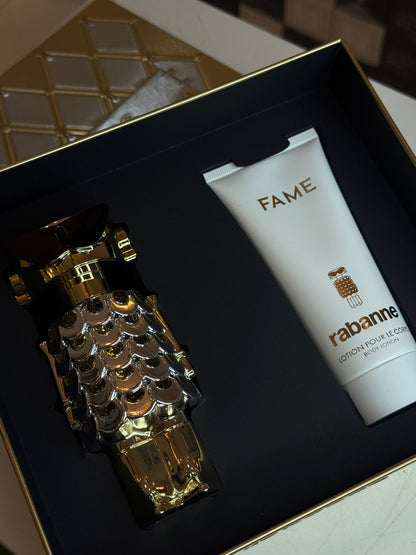 Kit Fame Rabanne - Feminino perfume 100 ml  e loção corporal 100 ml