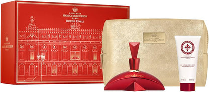 Kit Feminino Rouge Royal Marina de Bourbon Eau de Parfum 100ml + Loção Corporal 100ml + Necessaire
