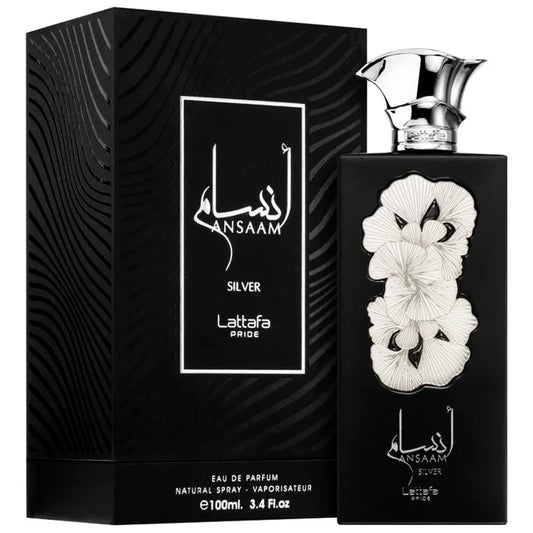 Ansaam Silver Lattafa Perfumes - Compartilhável