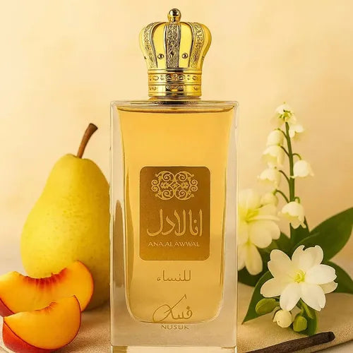 perfume árabe ana al awwal golden- eau de parfum- feminina nusuk - 100ml