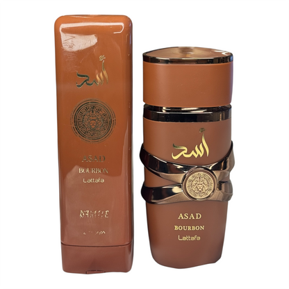 KIT - Hidratante + Perfume Asad Bourbon
