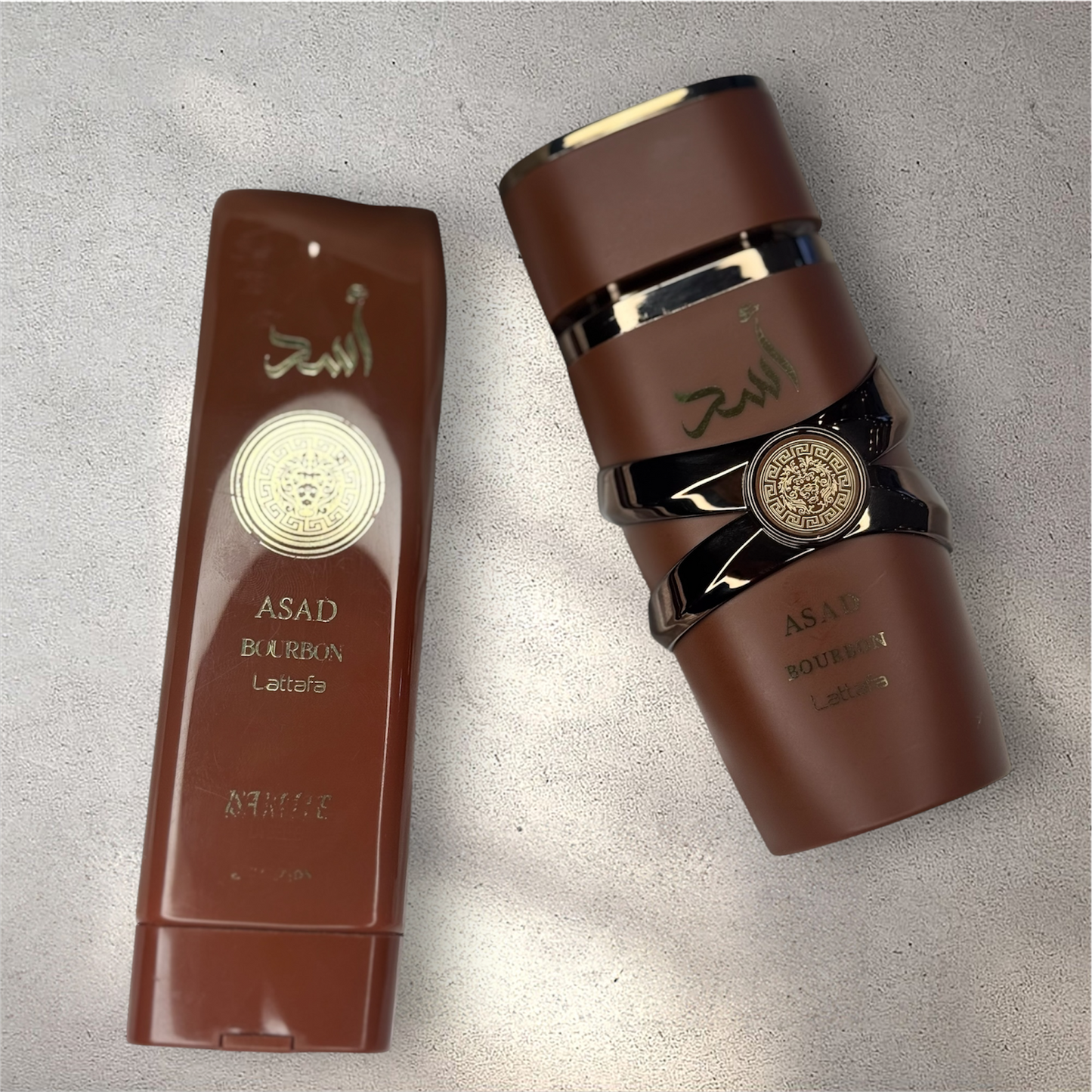 KIT - Hidratante + Perfume Asad Bourbon