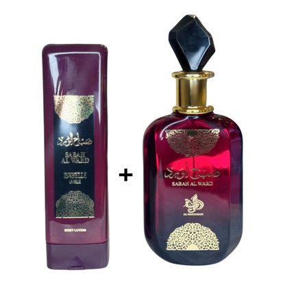 KIT - Hidratante + Perfume Sabar Al Ward