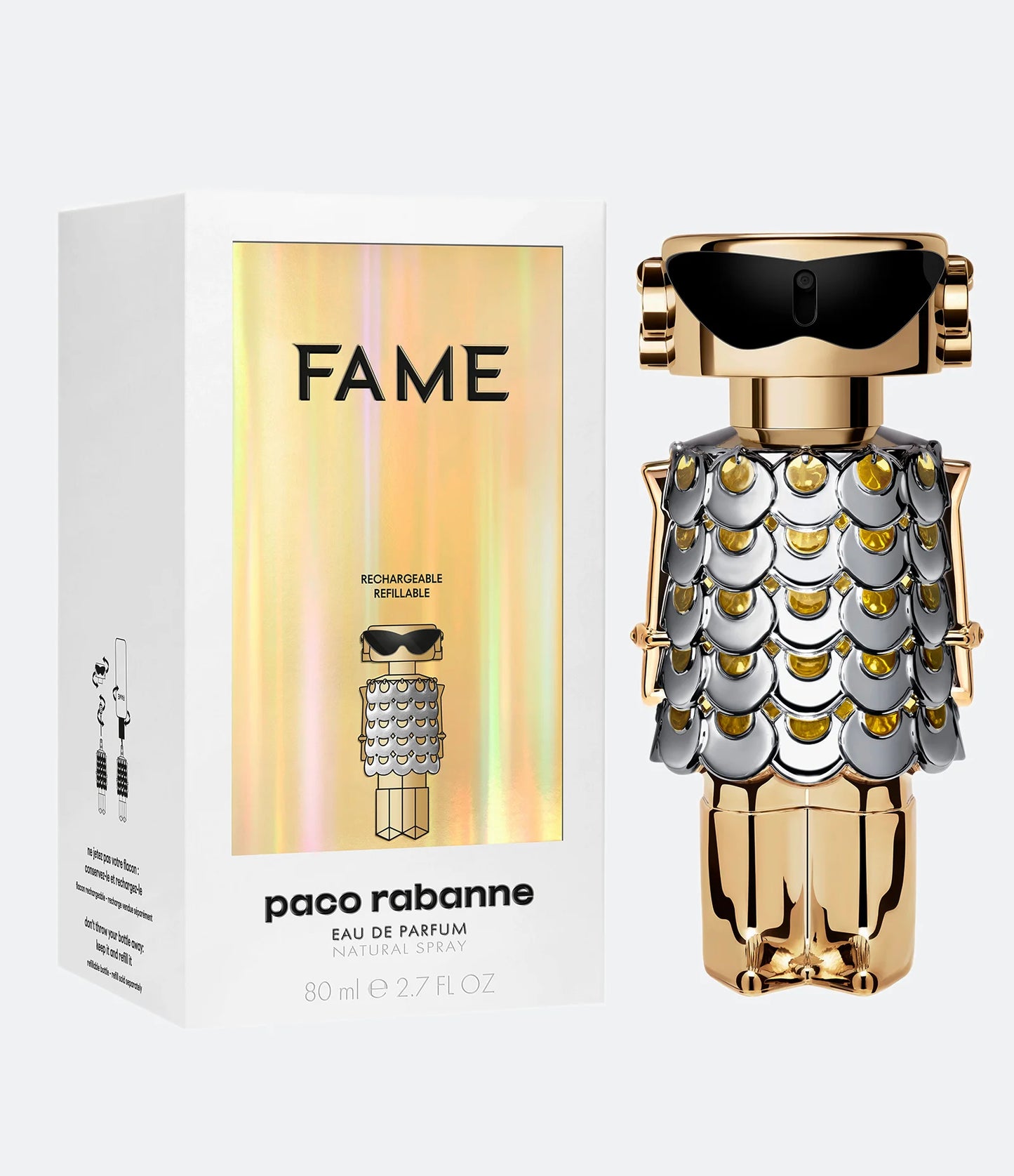 Kit Fame Rabanne - Feminino perfume 100 ml  e loção corporal 100 ml