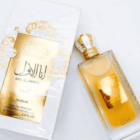 perfume árabe ana al awwal golden- eau de parfum- feminina nusuk - 100ml