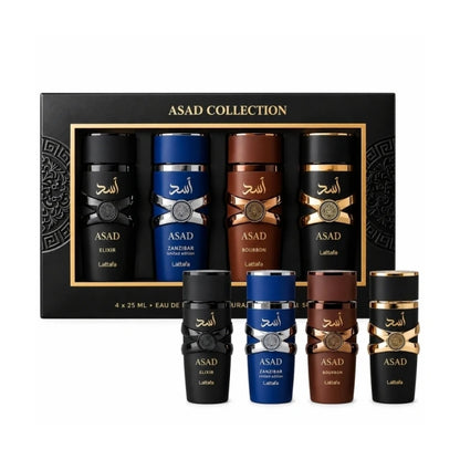 Kit asad colletion- eau de parfum - 25 ml cada